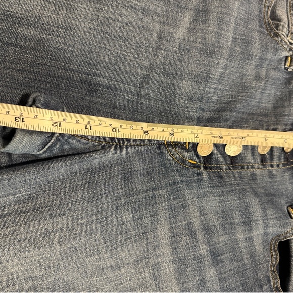 GAP Women’s Skinny Button-Fly Jeans in Dark Blue Wash - Picture 7 of 10